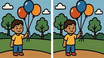 Test de inteligență | 3 diferențe în 49 de secunde: Le puteți identifica?