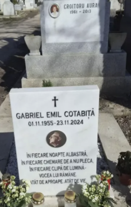 Cum arată mormântul lui Gabriel Cotabiță, la un an și jumătate de când a fost incinerat