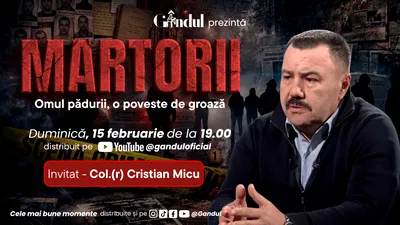 Cazul Eugen Galeș, criminalul în serie care a îngrozit România, la MARTORII – Duminică, 15 februarie, ora 19:00