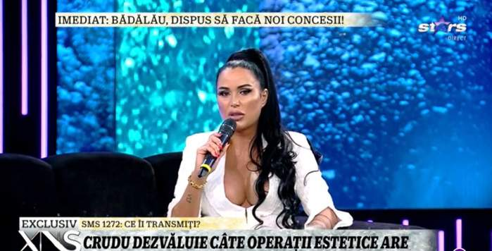 Daniela Crudu, declarații despre noile implanturi mamare de 1 litru: "Nu sunt pentru orice tip de fată. Mă plictisisem de forma aia rotundă” + "Nu mă face să râd că-mi sare siliconul" 