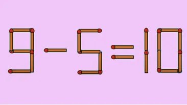 Test IQ | Mutați un singur băț de chibrit pentru a corecta egalitatea. Puțini știu rezolvarea