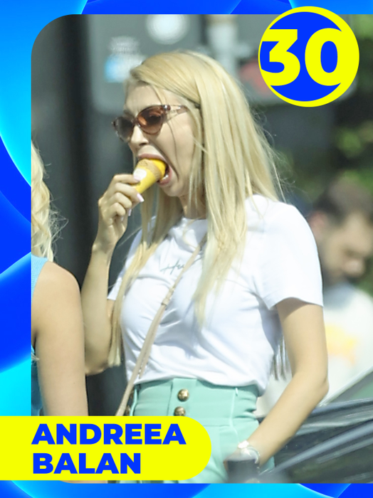 TOP 30 de vedete care au găsit soluţia perfectă împotriva caniculei! Roxana Vancea, Monica Gabor sau Laura Cosoi, show cu îngheţată şi… 