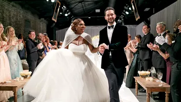 VIDEO / Serena Williams, imagini nemaivăzute de la nunta fastuoasă cu Alexis Ohanian! Ce regulă de aur a încălcat sora sportivei