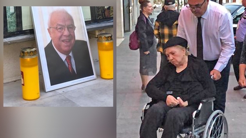 Imaginile durerii! Cum a venit soția marelui actor Alexandru Arșinel la căpătâiul acestuia
