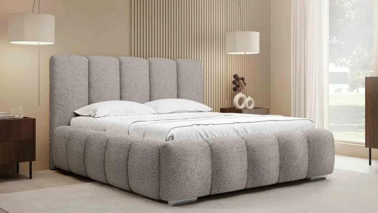 (P) Ce fel de pat tapițat pentru dormitor?