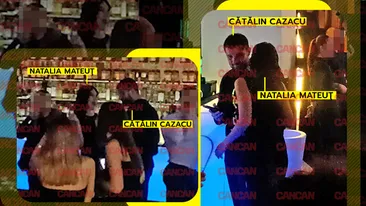 Cătălin Cazacu și Natalia Mateuț, din nou împreună, în club, deși neagă că ar forma un cuplu. Șușoteli periculoase, cocktailuri cu vodcă și… Imagini tari aici!
