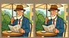Test de inteligență | Acești doi pensionari par identici, dar nu sunt. Identificați 3 diferențe!
