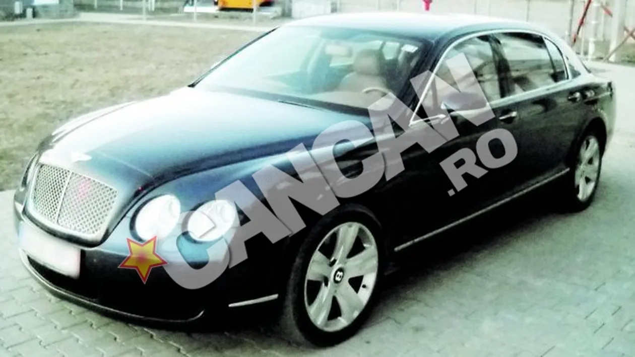 Politia a confiscat o limuzina de 80.000 de euro. Frate de candidat prins cu un Bentley furat