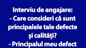Bancul de 1 Mai | Interviu de angajare