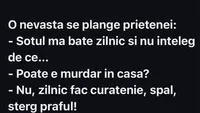 BANC | Soțul meu mă bate zilnic și nu înțeleg de ce