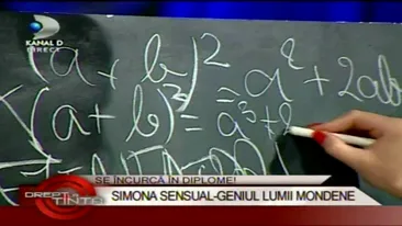 Simona Sensual: Ai picat BAC-ul? Vrei sa faci meditatii la matematica? Simona Sensual iti da lectii la algebra