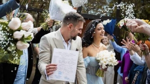 Vlad Gherman și Oana Moșneagu s-au căsătorit. Imagini de colecție de la eveniment
