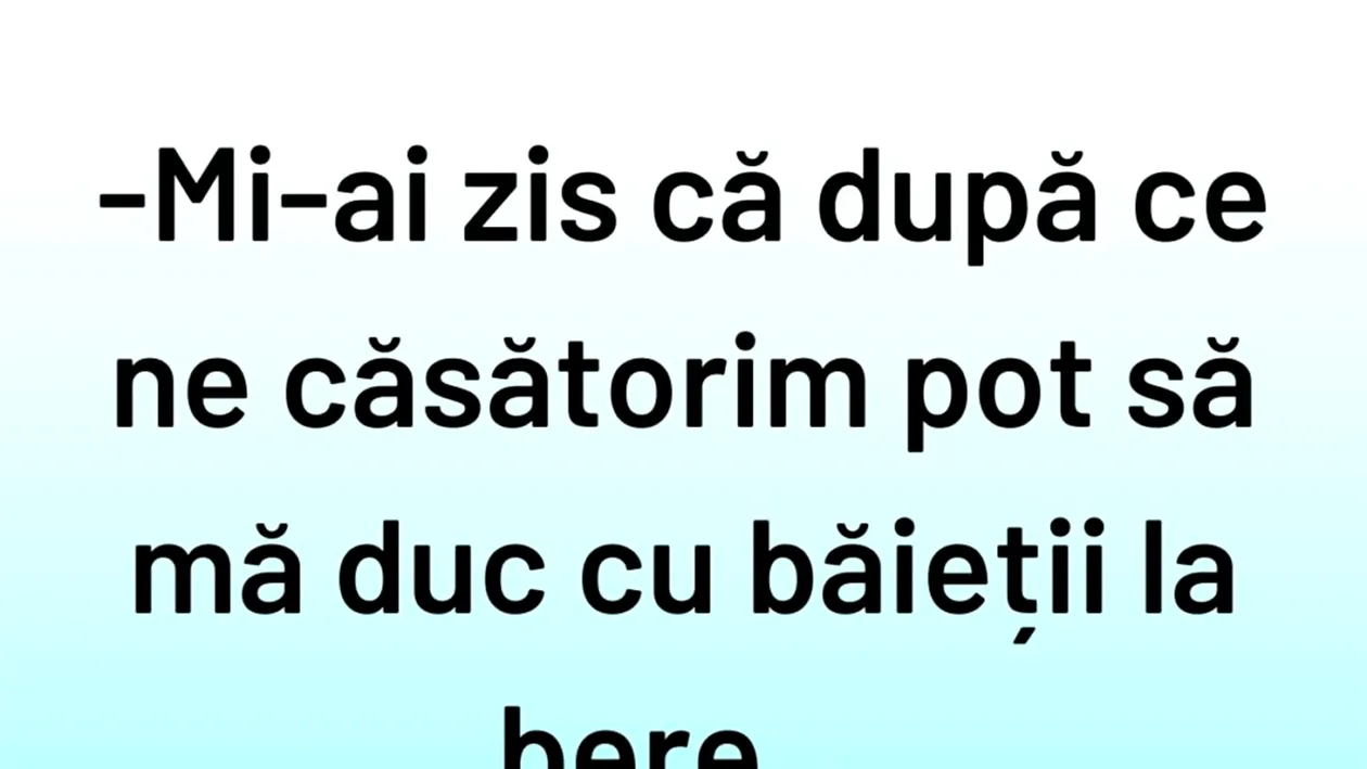 BANCUL ZILEI | Promisiuni conjugale
