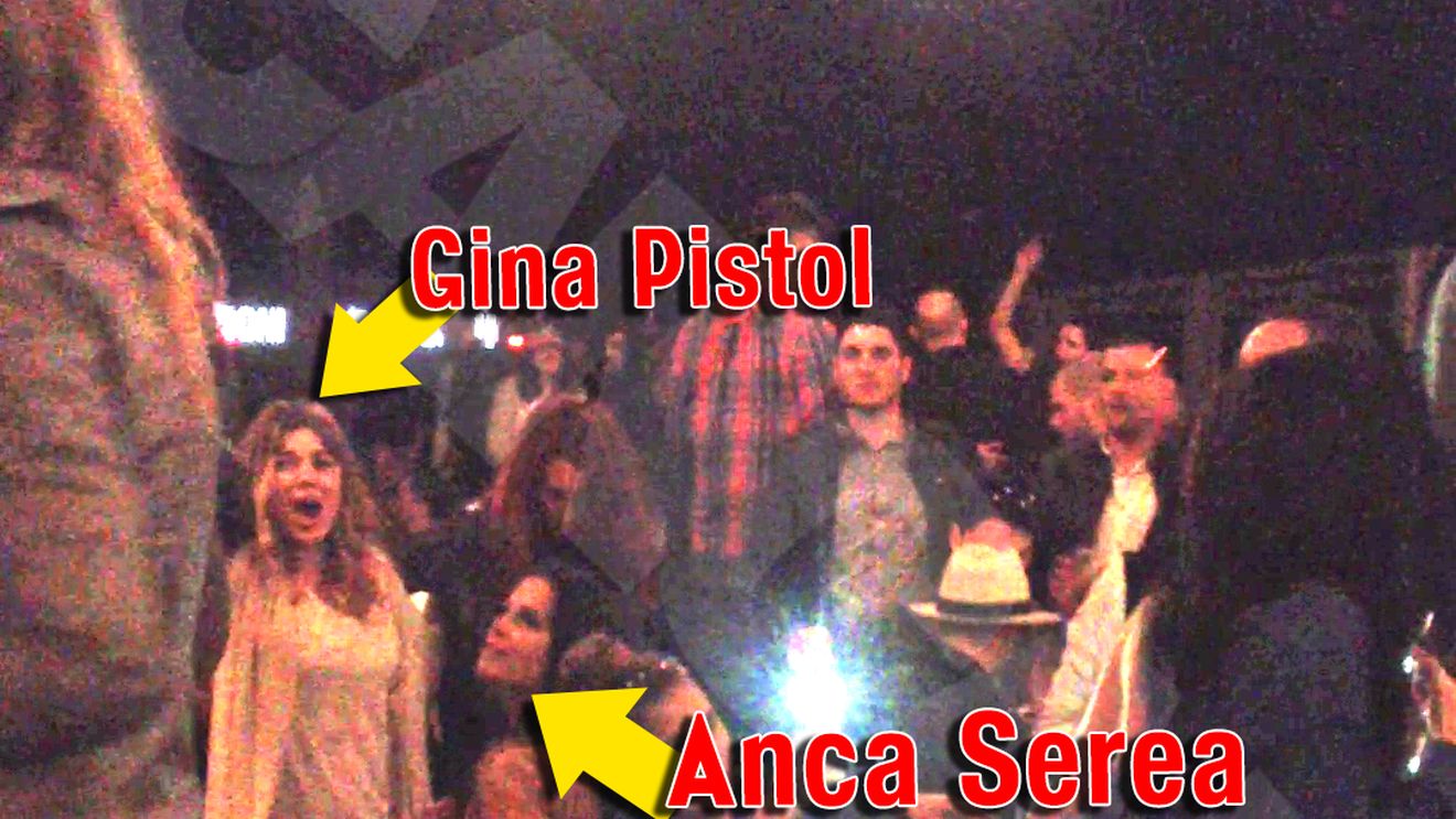 Fetele nu mai vor sus pe bar, urca direct pe mese. Mereu scortoase, Anca Serea, Gina Pistol si Daiana Anghel s-au dat in stamba!