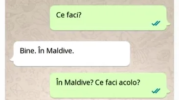 Bancul sfârșitului de săptămână | Sunt în Maldive