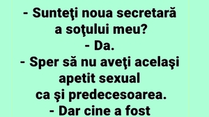 Bancul începutului de săptămână | Noua secretară a șefului