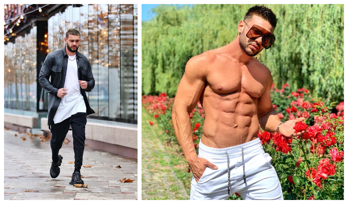 Dorian Popa e acum mare „macho”, dar să vezi cum arăta starul de la Antena 1 în tinerețe, când era „plat” și nu avea mușchi deloc