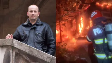 El este Laurențiu, pompierul care a murit carbonizat în propria locuință. Doi copii au rămas orfani de tată
