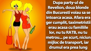 Bancul de An Nou| Blondele bucureștence și petrecerea de Revelion