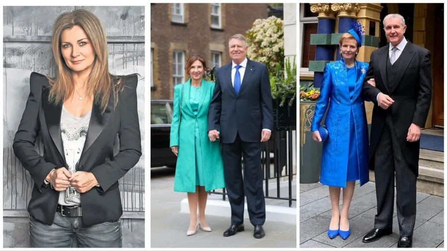 Irina Scrotter a creat ținutele purtate de Prima Doamnă și de Principesa Margareta la biserica Westminster Abbey din Londra