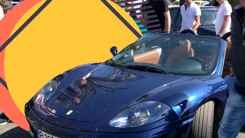 Patronul milionar al unei cafenele celebre în Dorobanți, în fentă cu Ferrari-ul decapotat la NUBA!