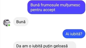 BANC | ”Bună, frumosule, mulțumesc pentru accept”