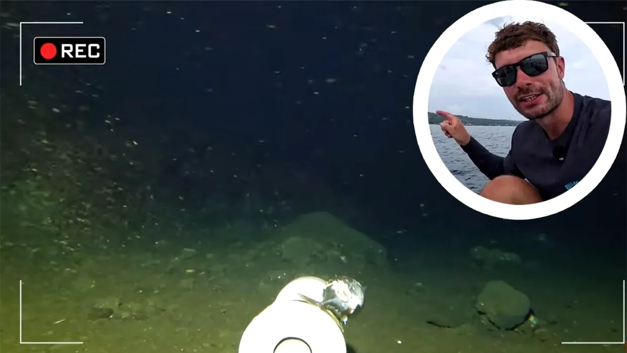 Acest vlogger a aruncat o cameră GoPro în mare și a filmat ceva UNIC în istoria omenirii. Acestea sunt imaginile