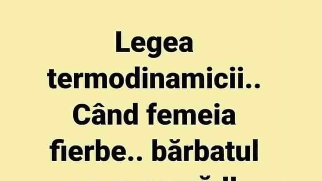 BANC | Legea termodinamicii în relația de cuplu