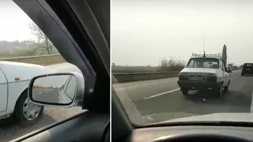 Un șofer de VW a rămas fără cuvinte! Cu ce viteză l-a depășit o Dacie 1310! A filmat kilometrajul: Nu m-am putut abține