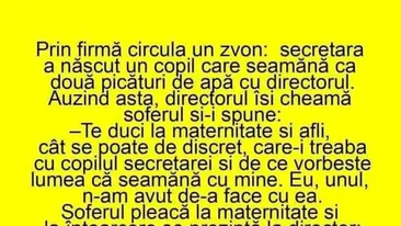 Bancul de weekend | Copilul secretarei