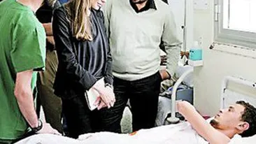 A vizitat Tripoli si Misrata! Angelina, mama ranitilor in Libia