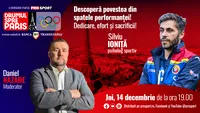 Psihologul sportiv Silviu Ioniță este invitatul emisiunii ,,Drumul spre Paris’’ de joi, 14 decembrie, de la ora 19:00