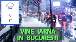 Vine iarna în București. Meteorologii Accuweather anunță pe ce dată cade prima zăpadă în Capitală