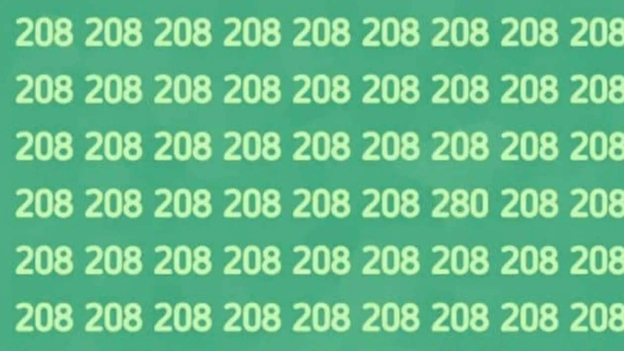 Iluzia optică a zilei | Găseşte numărul 280 ascuns în imagine în doar 10 secunde şi eşti un geniu