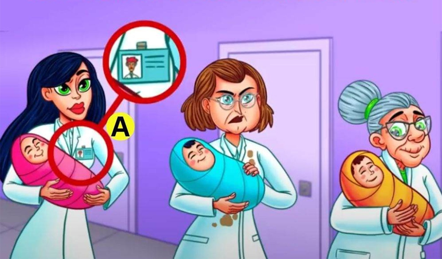 Test de logică | Care dintre aceste 3 femei a furat bebelușul din maternitate?