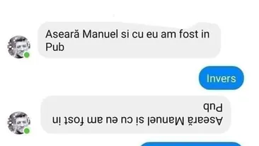 BANCUL ZILEI | Aseară Manuel și cu eu am fost în Pub