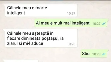 Bancul începutului de săptămână | Câinele meu e foarte inteligent