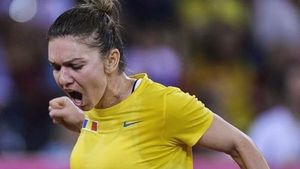 Simona Halep a apărut într-o reclamă luminoasă în Times Square, cu ocazia US Open