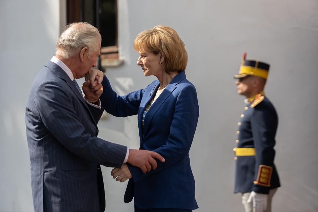 Majestatea Sa Margareta, alături de Charles al III-lea