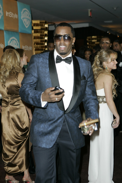 Sean Combs sosește la petrecerea In Style și Warner Bros. de după cea de-a 64-a ediție a premiilor Globul de Aur, luni, 15 ianuarie 2007, în Beverly Hills, California. Foto: Profimedia