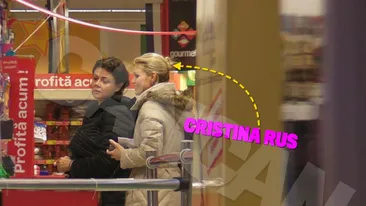 Primele imagini cu Cristina Rus de cand sotul ei milionar a ajuns in catuse! A umplut cosul cu hartie igienica, sapun, papuci si…