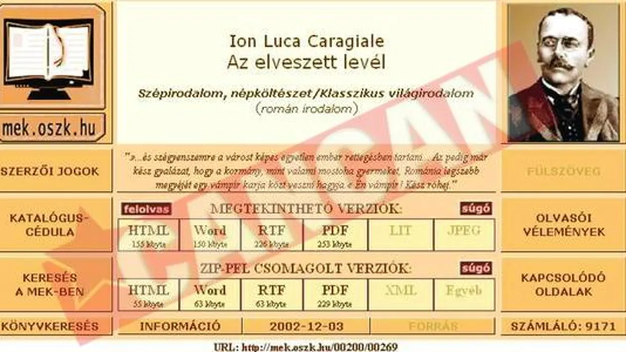Romania in UE: Caragiale pe ungureste si copii cu SIDA