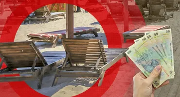 Nu e o glumă! Câți lei a plătit un turist pentru un șezlong în Mamaia: ”La anul vin cu prosopul de acasă și stau pe bordură”