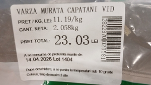 Mănânci varză murată din supermarket? Ce conține, de fapt + reacția Asociației pentru Protecția Consumatorilor din România