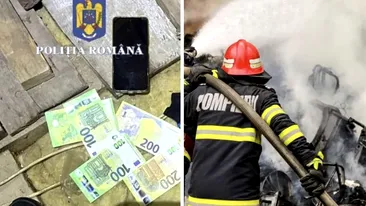 Jaf ca-n filme în Bragadiru! Un afacerist a rămas fără sute de mii de euro, la scurt timp după ce soția și socrul au incendiat casa