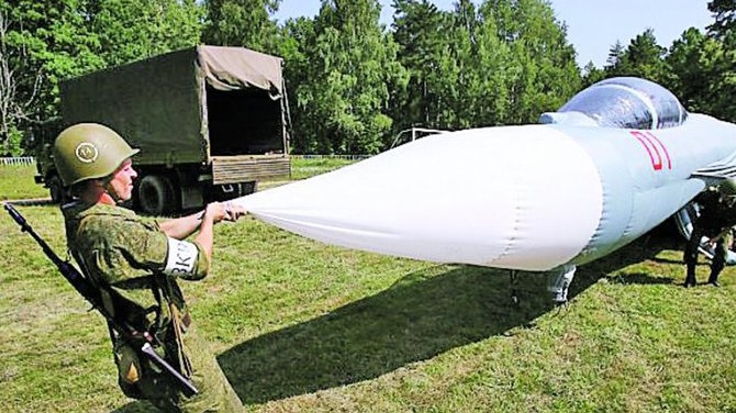 Rusii au armament gonflabil