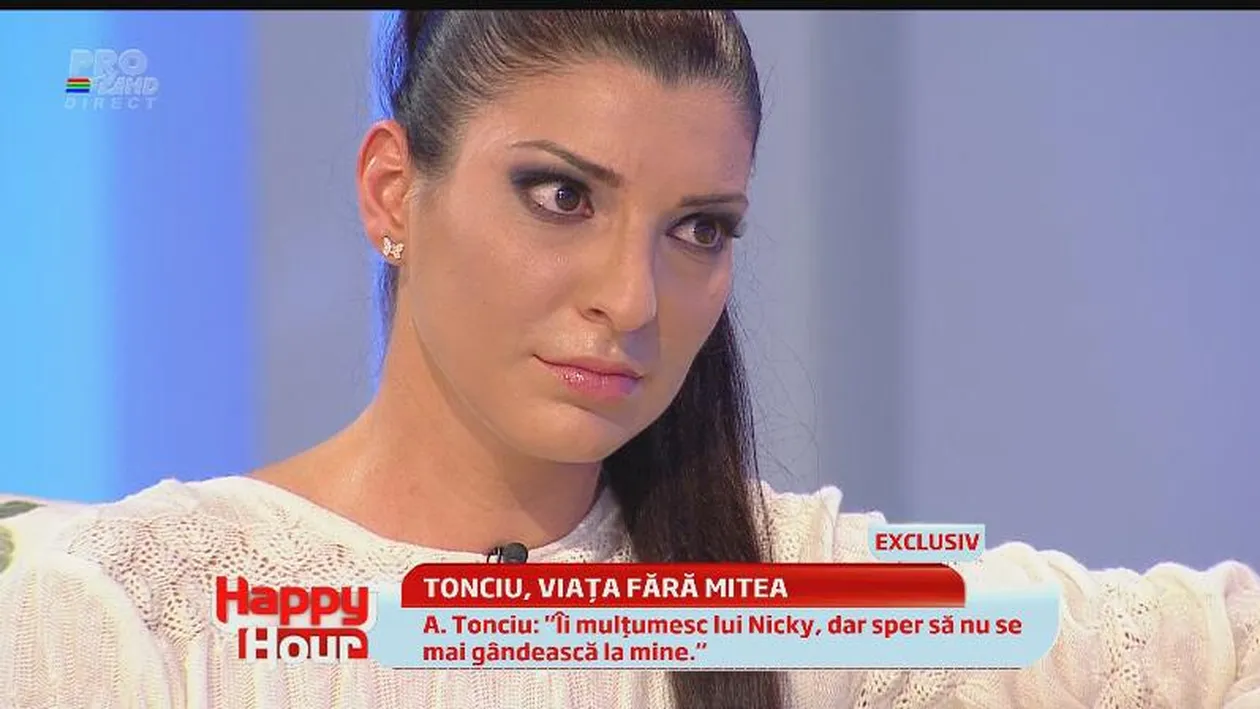 Tonciu plânge de mila lui Mitea: Nu vreau să creadă lumea că sunt o femeie rea. Să nu se mai gândească la mine