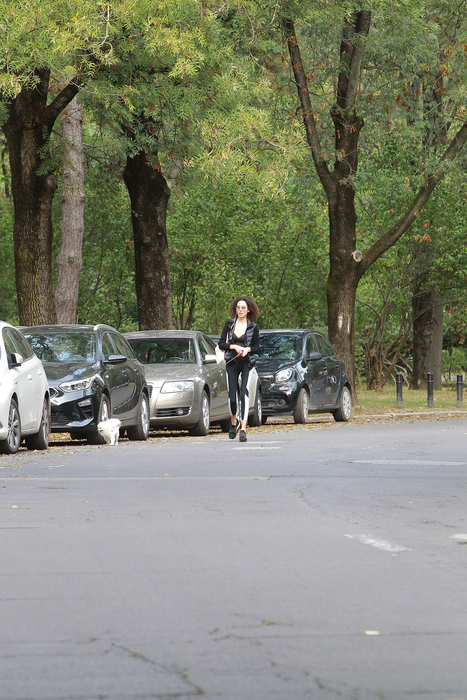 Alice Constantinică și-a pus în valoare atuurile de manechin, într-o ținută sport