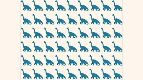 TEST IQ | Identificați singurul dinozaur diferit de toți ceilalți!