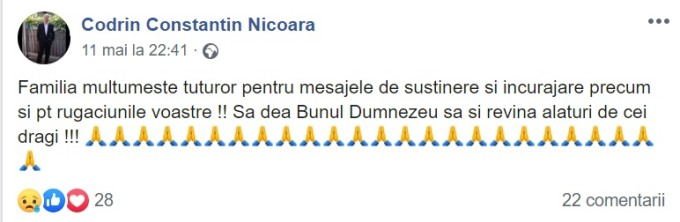 Decizia surprinzătoare luată de Codrin Nicoară înainte ca soția lui să moară. Maria Macsim Nicoară s-a confesat apropiaților în legătură cu ultimatumul primit de la soț înainte să ajungă la spital